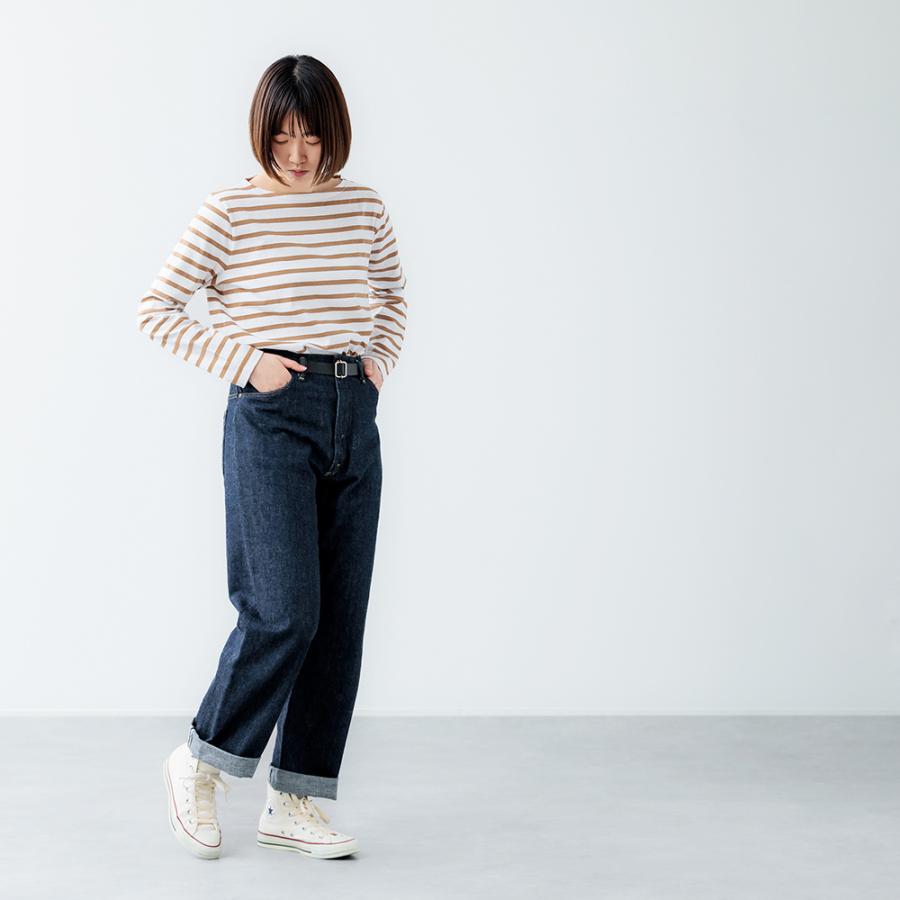 Le Minor カットソー 長袖 Tシャツ レディース フルボーダー Le Minor カットソー 長袖 Tシャツ レディース フルボーダー