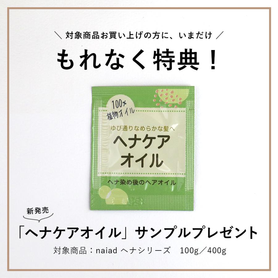 お試し100g ナイアード ヘナ 白髪染め カラーリング ナイアード