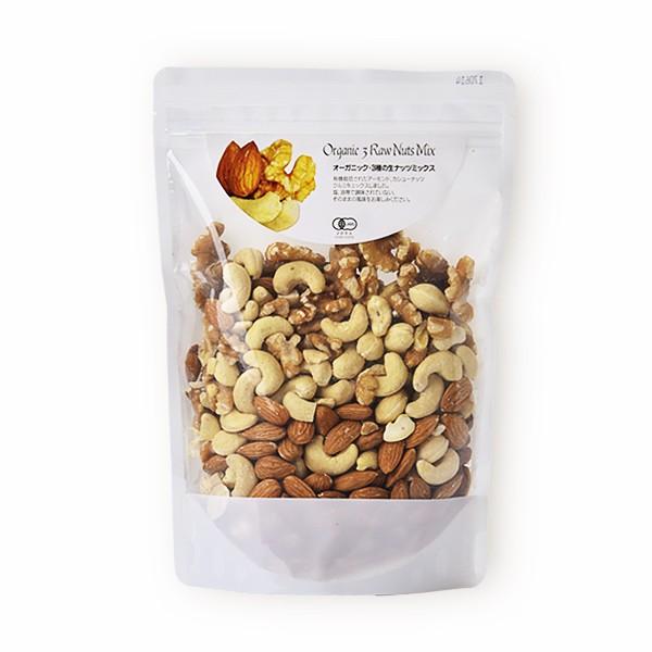 BIO NOWA ビオノワ オーガニック・3種の生ナッツミックス 350g