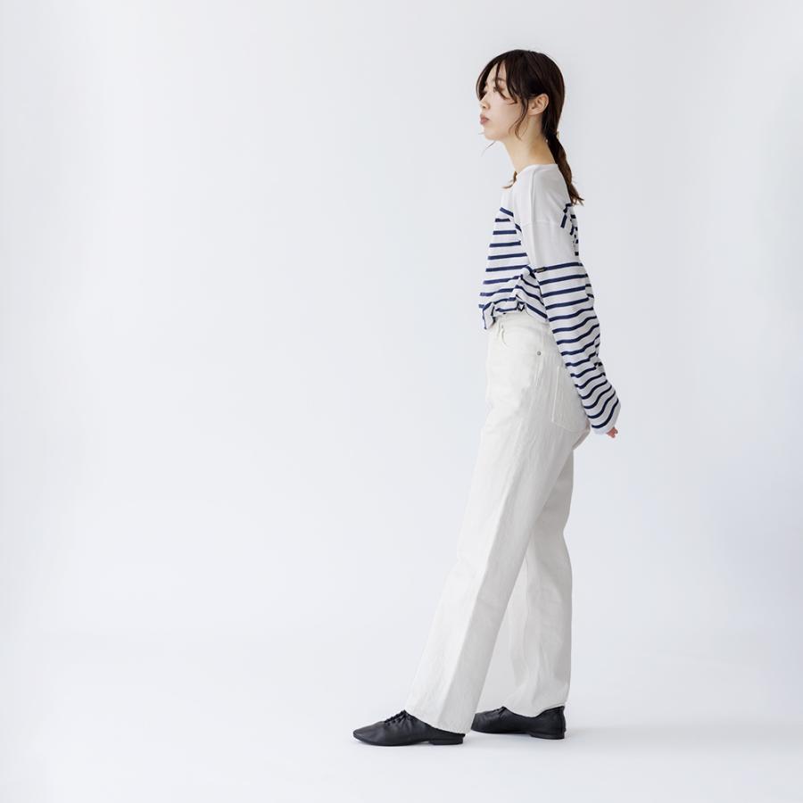 orSlow ハイウエストデニムパンツ ホワイト 00-1040