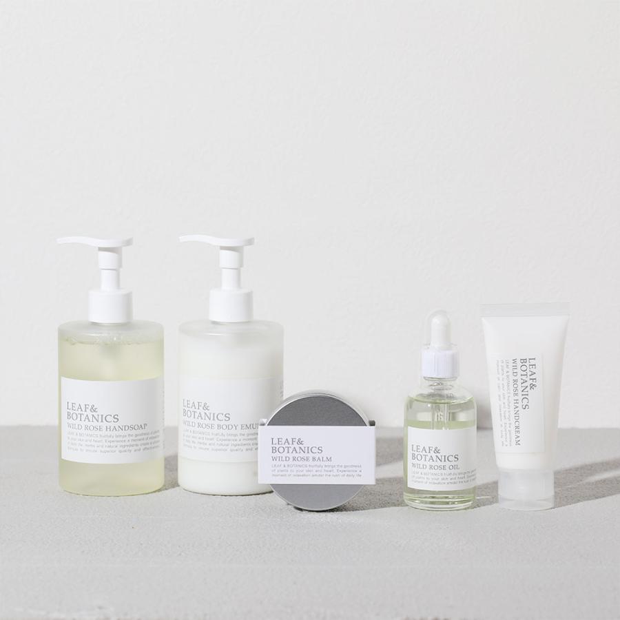 LEAF&BOTANICS 松山油脂 ハンドクリーム ワイルドローズ 65g