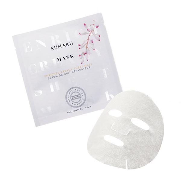 琉白 RUHAKU 月桃エンリッチクリーミーシートマスク 1枚入 ルハク るは