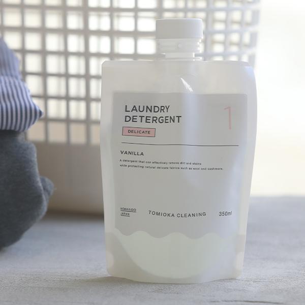 とみおかクリーニング Delicate おしゃれ着用洗剤 350ml バニラの香り 洗濯洗剤 弱酸性 ニット カシミヤ シルク レーヨン セーター レース オシャレ着 サンテラボ 通販 Paypayモール