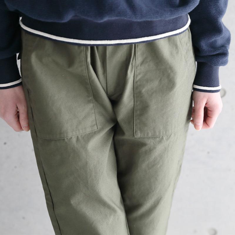 レディース バックサテン ファティーグパンツ トラバイユマニュアル