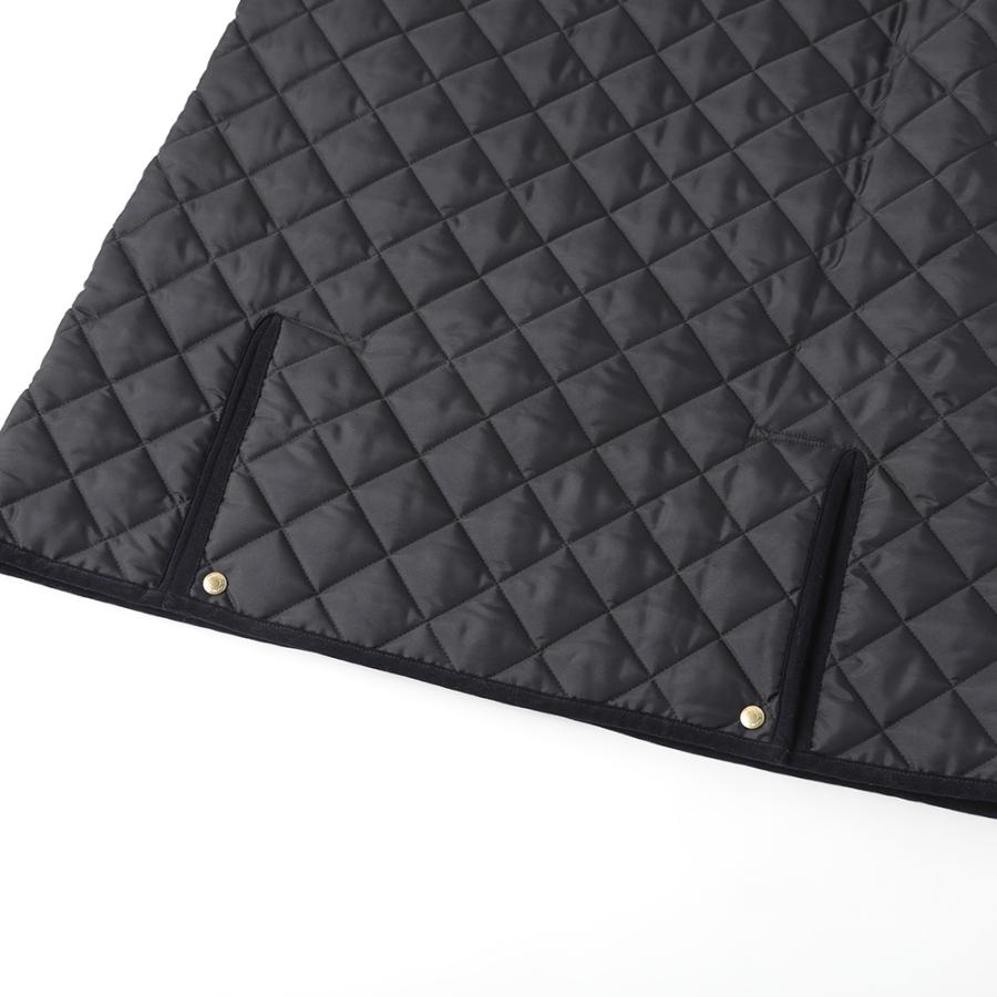 美品♪トラディショナルウェザー アークリーロング キルティング 黒 ry9 Traditional Weatherwear Aライン アークリーロング キルティング