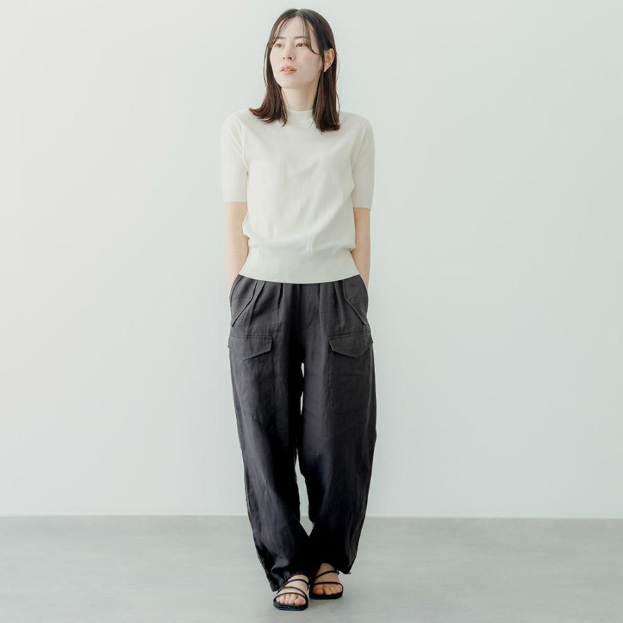 TICCA（ティッカ） カーゴパンツ レディース リネン TBFS-406 日本製