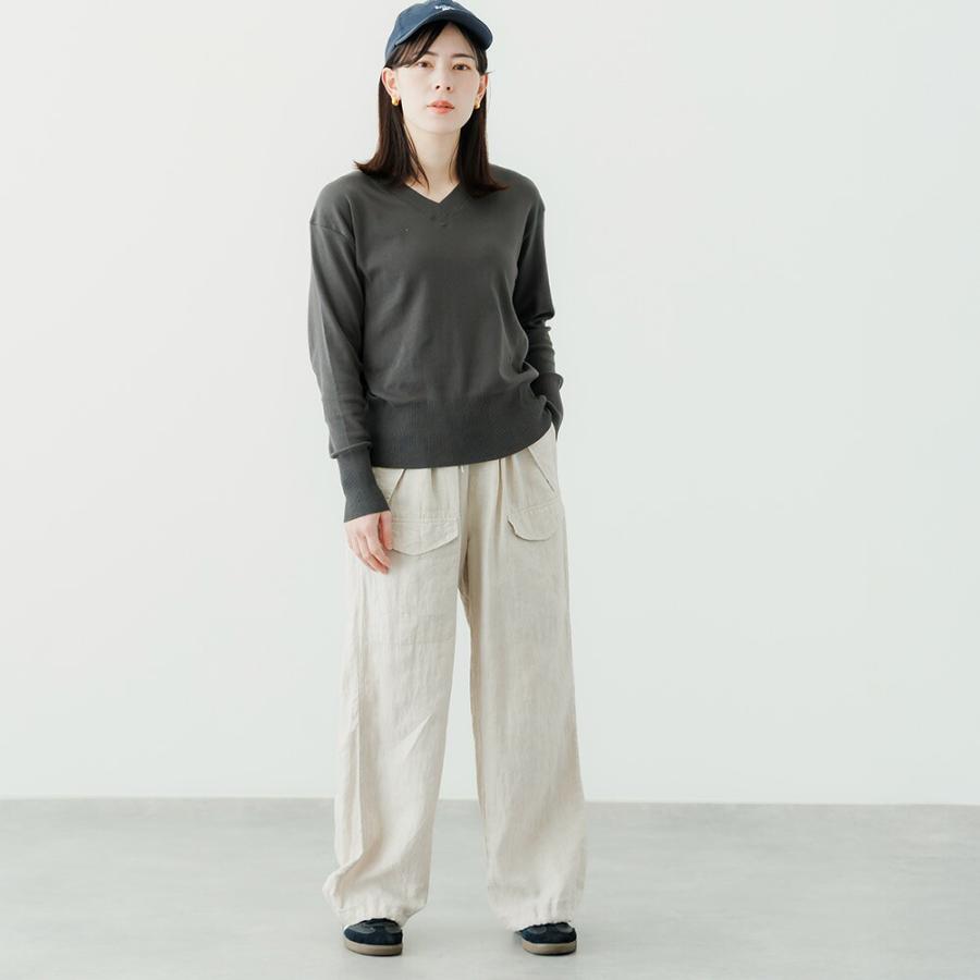 TICCA（ティッカ） カーゴパンツ レディース リネン TBFS-406 日本製