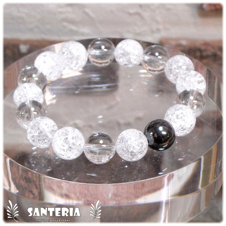 ヘマタイト クラック水晶 クリスタルクォーツ水晶aaa オリジナルブレス メンズ おすすめ 天然石 パワーストーン ブレスレット 最高