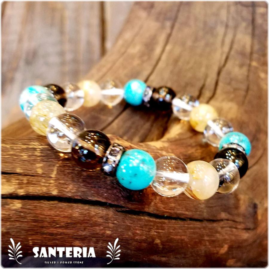 邪悪なエネルギーを浄化し幸運を得る/ルチルクォーツ他/パワーストーンブレスレット 邪悪なエネルギーを浄化し幸運を得る/ルチルクォーツ他