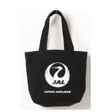 JAL スウェットミニトートバッグ BLACK : サンテグジュペリ ヤフー