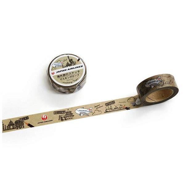 JAL マスキングテープ 海外旅行スケッチ : サンテグジュペリ ヤフー