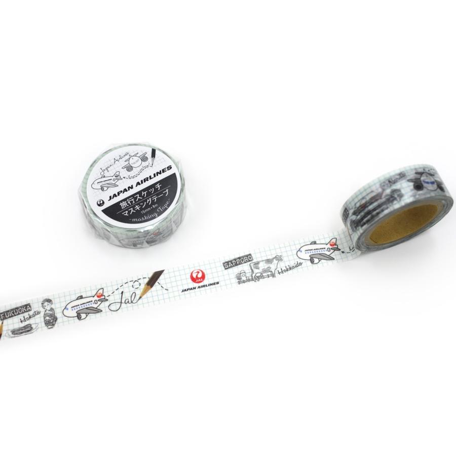 JAL マスキングテープ 旅行スケッチ : サンテグジュペリ ヤフーショップ - 通販 - Yahoo!ショッピング
