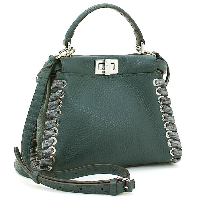 速達メール便 フェンディ Fendi ピーカブーミニ Peekaboo Mini ハンドバッグ ショルダー付 8bn244 Svy 春バーゲン Www Skylanceronline Com