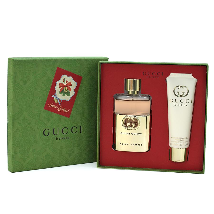 グッチ GUCCI ギルティプールファム ギフトセット コフレセット オードパルファム50ml+ボディローション50ml レディース 26