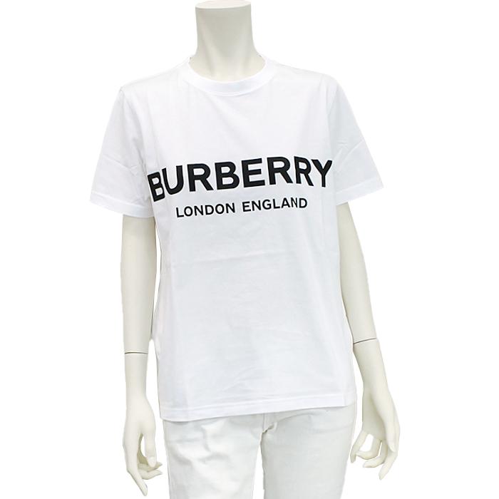 お得なセール価格 BURBERRY 定価の半額以下!! バーバリー XS Tシャツ ロゴ 肌見せ Tシャツ/カットソー(七分/長袖)