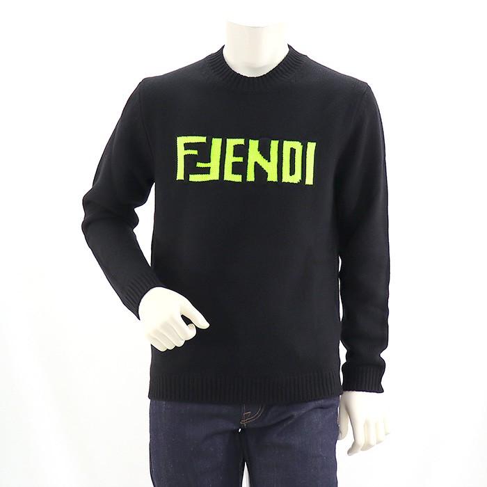 フェンディ Fendi ロゴデザインカシミアニットセーター Fzz469 A8bd