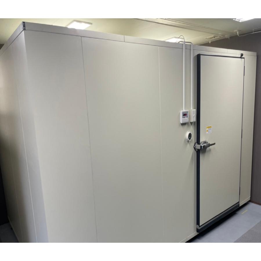 プレハブ冷蔵庫 4坪(セパレート型)三菱電機2馬力 コーキング プレハブ冷蔵庫 4坪(セパレート型)三菱電機2馬力 コーキング