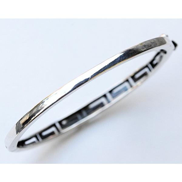 バングル ブレスレット シルバー925 ギリシャ グレカ バングル