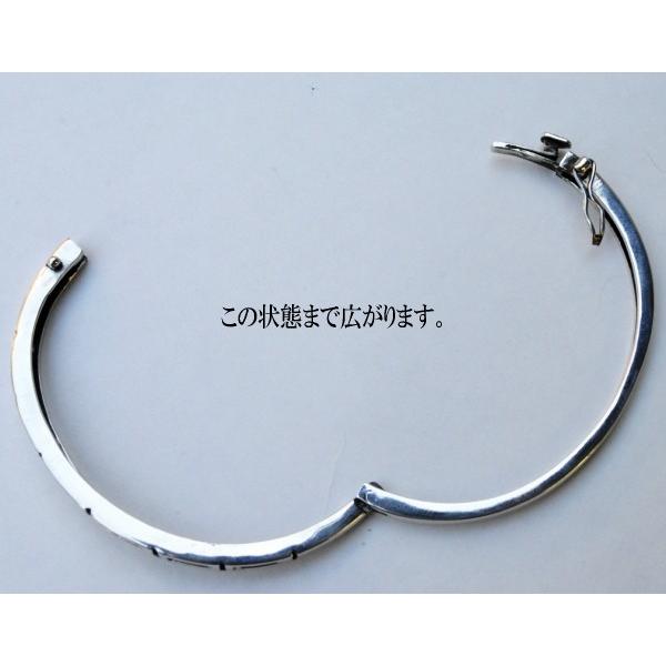 ITALY 925 ハートジュエリー ビンテージバングルブレスレット