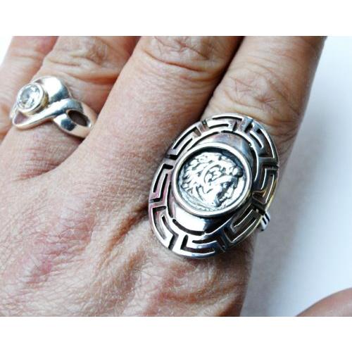 ギリシャ神話アクセサリー/シルバー925/アレキサンダー大王/グレカ