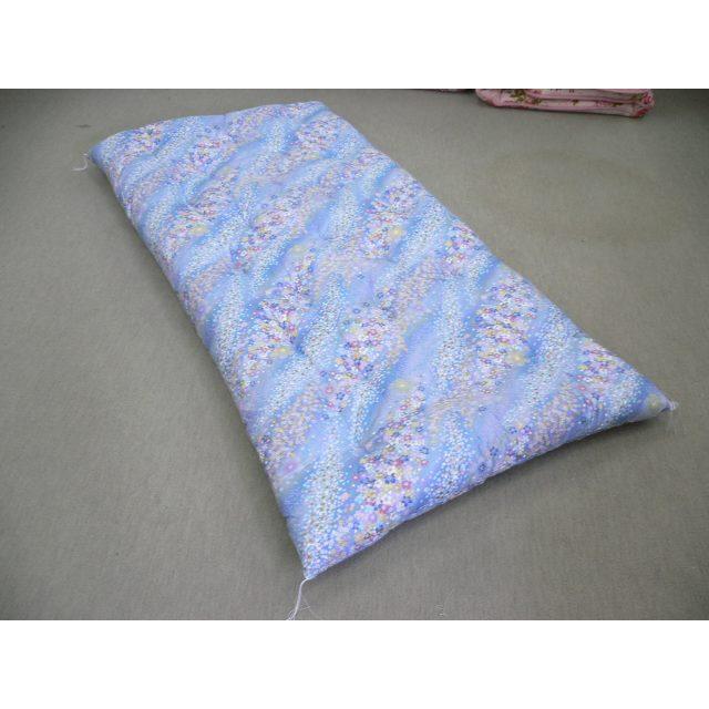 メキシコ綿100％ ベッド用うすめ和敷ふとん 3.0ｋｇ 日本製 【サンドイッチ】