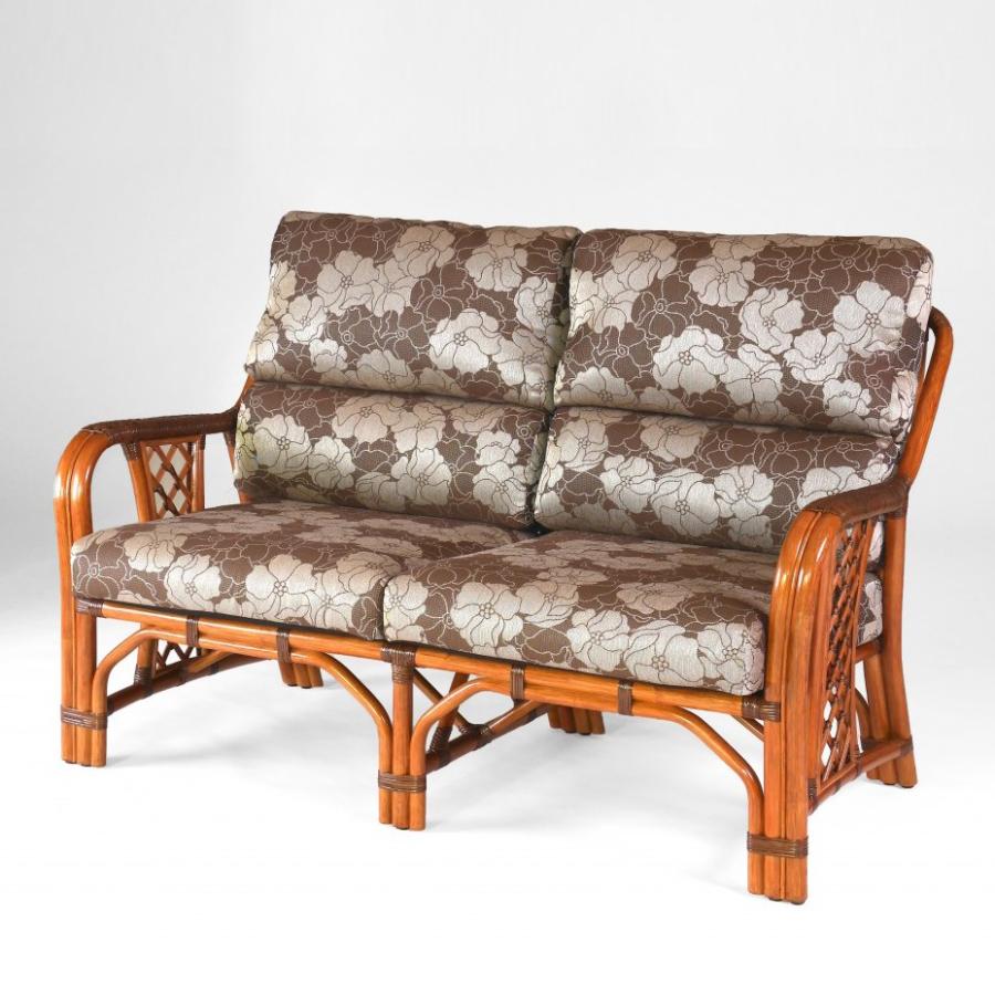 ラタン ソファ ヴィンテージ アンティーク レトロ 自然素材 藤 1970