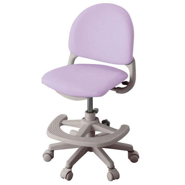 人気アイテム ベストフィットチェア コイズミ 回転学習デスクチェア CDY-663 パープル色 Chair BestFit 合成皮革張り キッズチェア、学習椅子