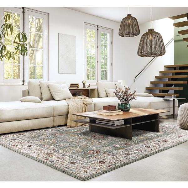 ラグ 絨毯 カーペット 240×300cm レッド色 長方形 クラシック ラグ 絨毯 カーペット 240×300cm レッド色 長方形 クラシック