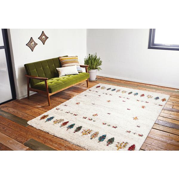 ラグ 絨毯 カーペット 200×200cm イエロー色 正方形 ホットカーペット 