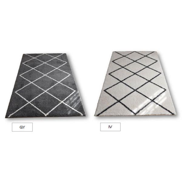 ラグ カーペット ジュウタン 200×250cm グレー色 モダンデザイン ラグ カーペット ジュウタン 200×250cm グレー色 モダンデザイン