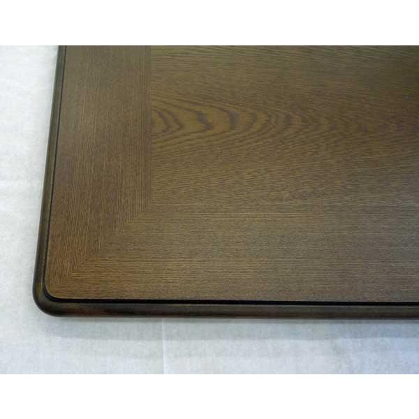 こたつ板 コタツ天板 80×80センチ正方形 国産品（日本製）額縁ミゾ無し 片面仕様 天然杢楢（ナラ）突板_3