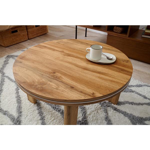 丸型家具調こたつテーブル 68センチ丸 MONE ナチュラル色 コタツ 丸型家具調こたつテーブル 68センチ丸 MONE ナチュラル色 コタツ