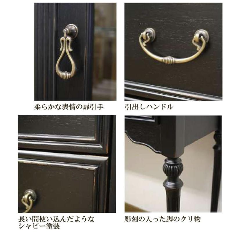 東海家具工業 コンソールA デスク ノワール 伝統的ヨーロピアン 東海家具工業 コンソールA デスク ノワール 伝統的ヨーロピアン