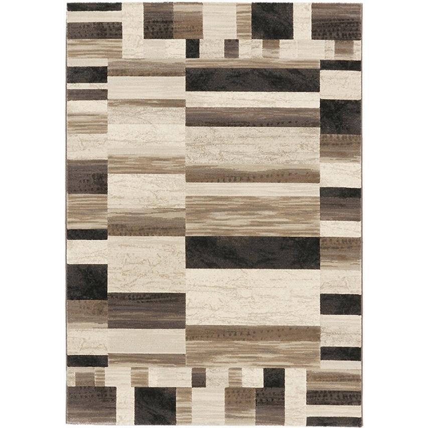 ラグ カーペット 133×195cm グレー色 長方形 ピアソン ウィルトン織り