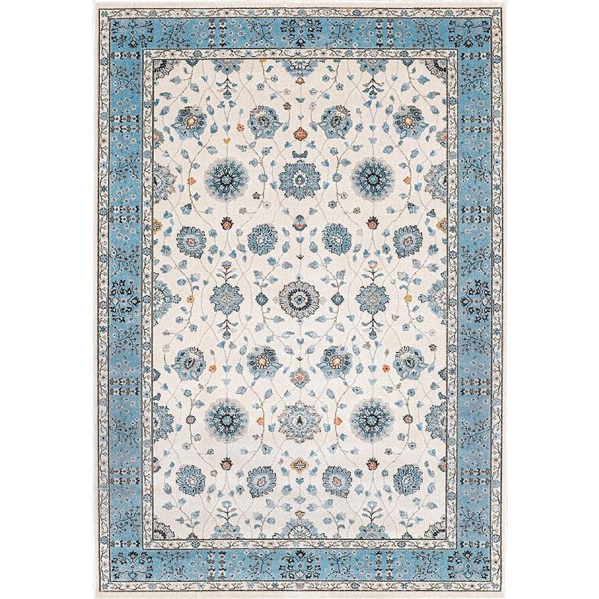 ジュウタン カーペット ラグ 240×340cm アイボリー色 長方形 ジュウタン カーペット ラグ 240×340cm アイボリー色 長方形