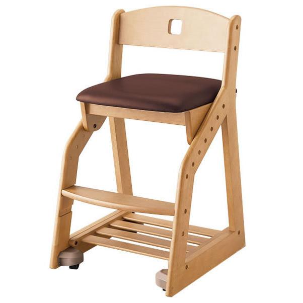 コイズミ レイクウッドチェア 木製デスクチェア LakeWood ダーク