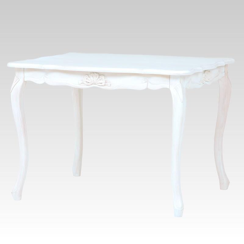 猫脚 ロココ ホワイトテーブル♦️彫刻 アンティークテーブル♦️送料