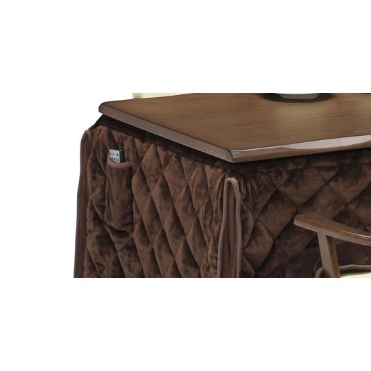 あすつく対応 ハイタイプ/ダイニングこたつ布団 長方形135×85巾コタツ