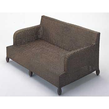 二人掛けソファ 籐ソファ ラタンソファー Y112B アジアンテイスト