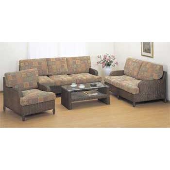 3人用ソファ 籐(ラタン)ソファー Y113B アジアンテイスト : さぬきや