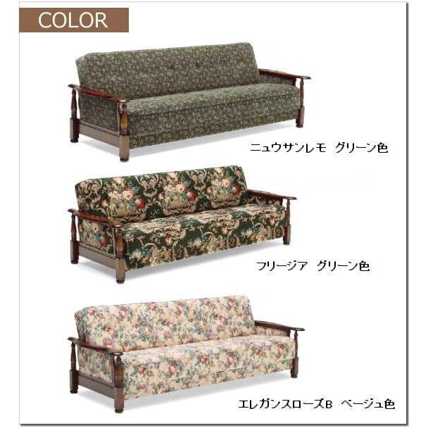 カリモク家具 コロニアル 3人がけ ソファー ベッド GMIK81○karimoku / カリモク コロニアル ソファベッド 3人掛け