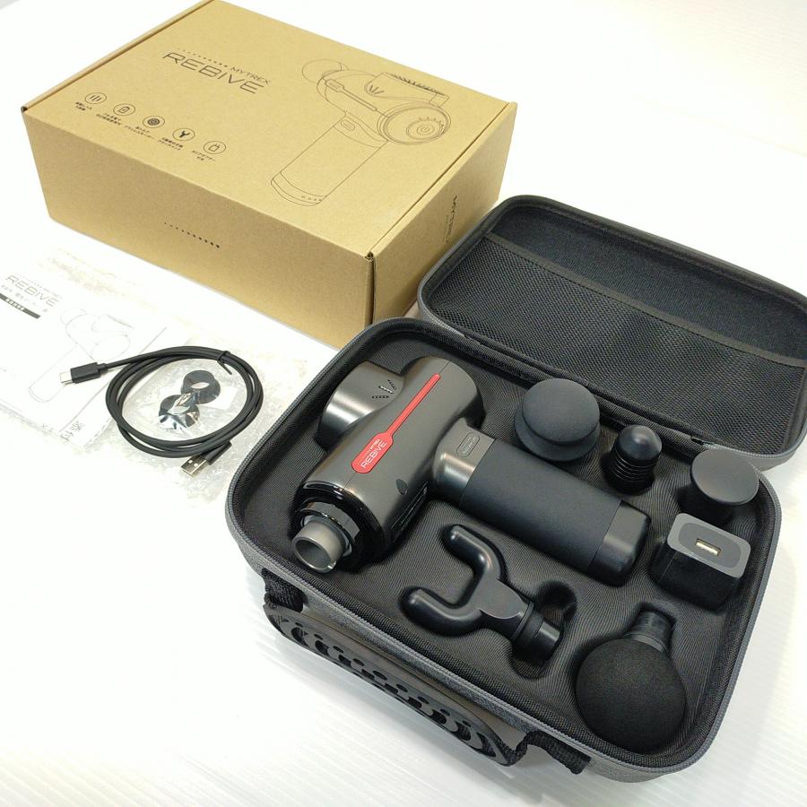 REBIVE ハンディマッサージガン MT-RBN20G MYTREX（マイトレックス） REBIVE マッサージガン 筋膜リリース MT