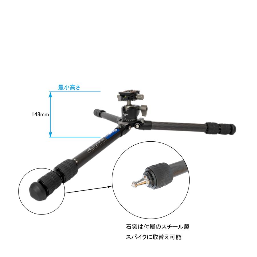 レンジャーシリーズ Leofoto(レオフォト) LS-253CM+LH-30R レンジャーシリーズ Leofoto(レオフォト) LS-253CM+LH-30R