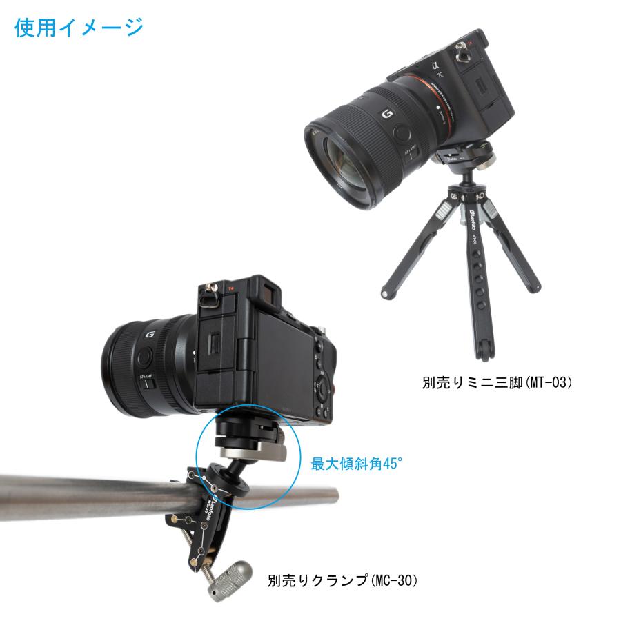 Leofoto (レオフォト) MBC-18 小型自由雲台 レバーロック式 Leofoto (レオフォト) MBC-18 小型自由雲台 レバーロック式