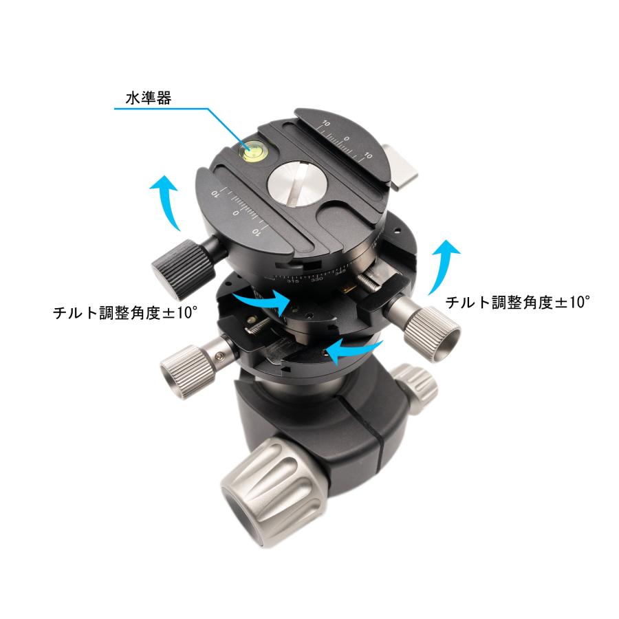 Leofoto Leofoto(レオフォト) LH-40GR+NP-60 ギア搭載自由雲台 Leofoto Leofoto(レオフォト) LH-40GR+NP-60 ギア搭載自由雲台