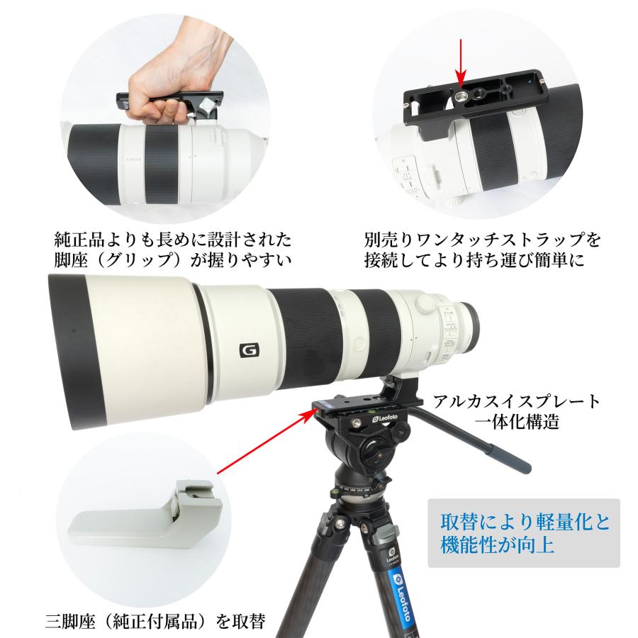 Leofoto(レオフォト) SF-02 SONY用 三脚座 レンズフット アルカ Leofoto(レオフォト) SF-02 SONY用 三脚座 レンズフット アルカ