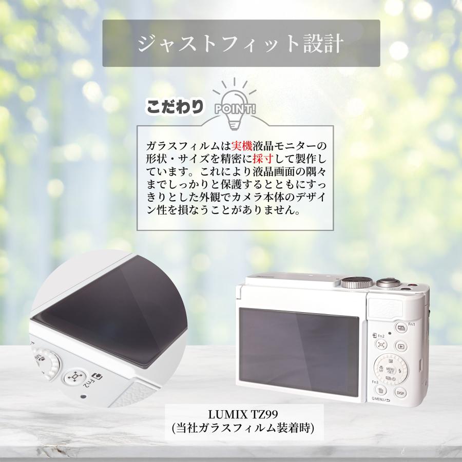 Panasonic LUMIX DC-TZ99 SDカード　保護フィルム有 互換品】 Panasonic LUMIX TZ99/DC-FZ85D/DC-TZ95D/DC-TZ95 対応