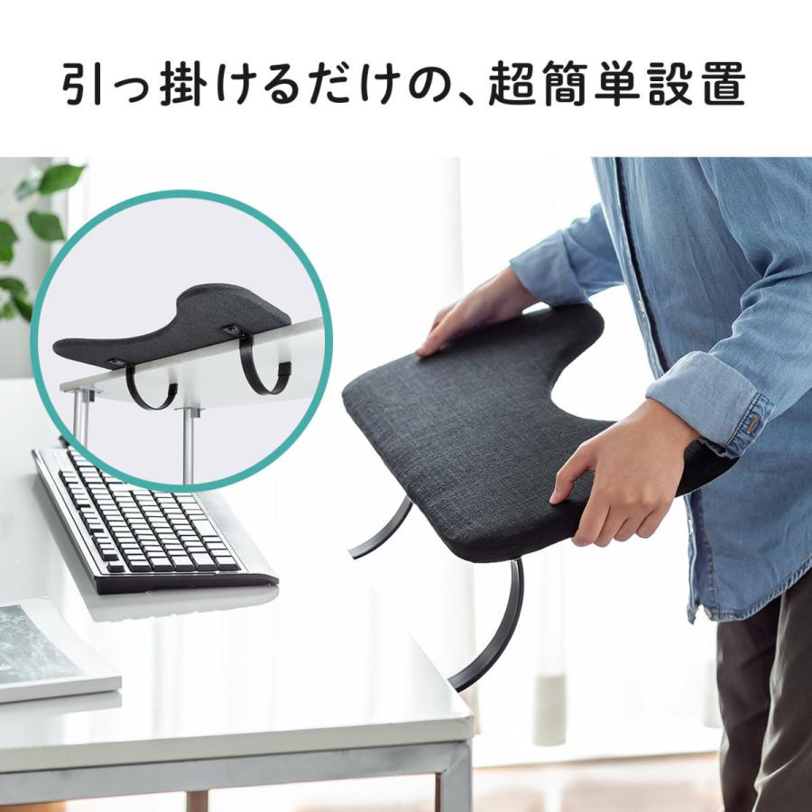 新作 人気 リストレスト 後付け 肘置き台 ワンタッチ 取り付け エルゴノミクス 幅60cm クッション入り ブラック Riosmauricio Com