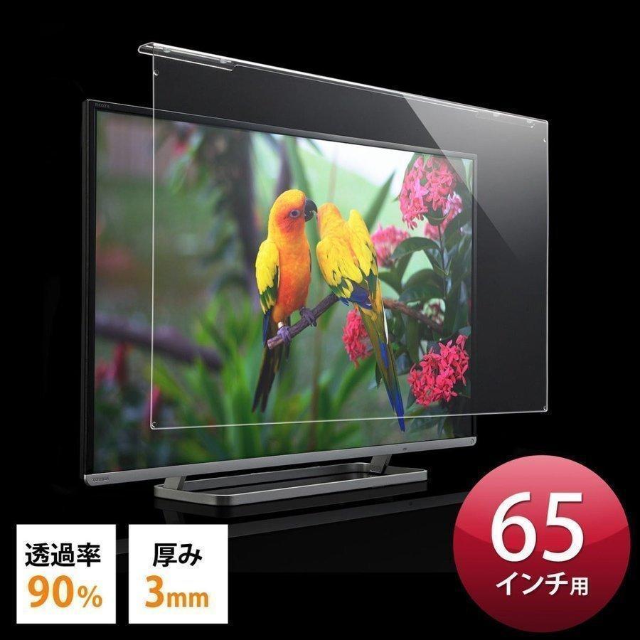 液晶テレビ 保護パネル 65インチ対応 61%OFF 人気の春夏 アクリル製 ガード カバー テレビフィルター