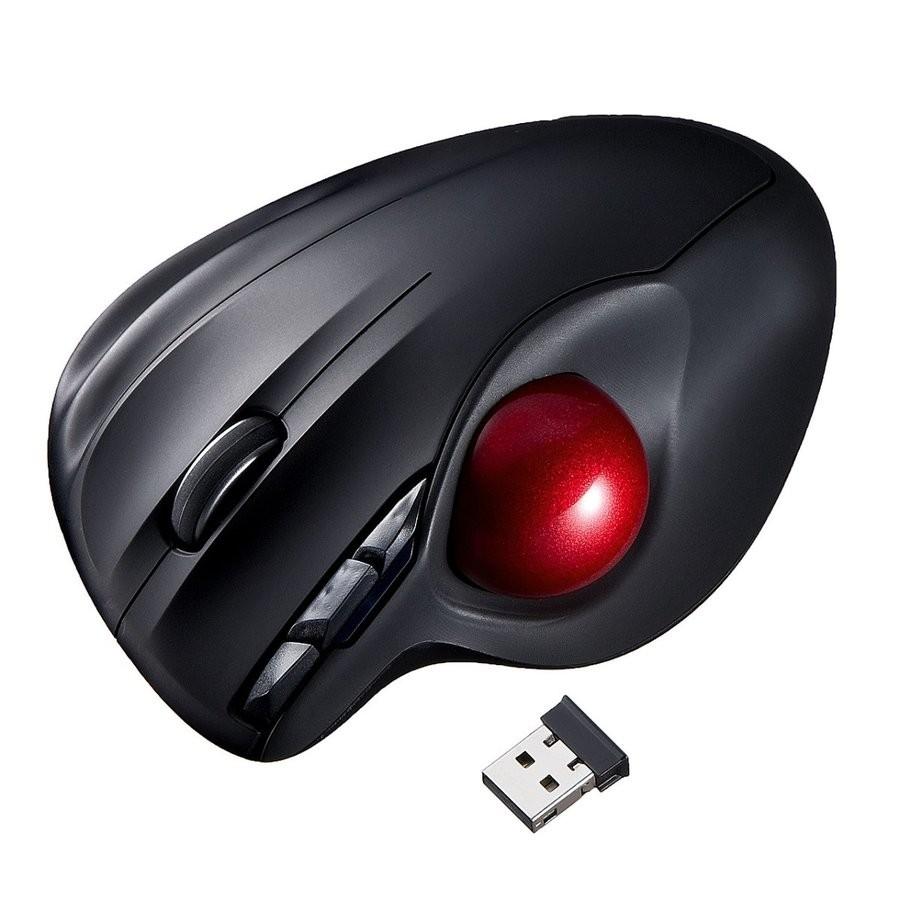 結婚祝い トラックボール ワイヤレス マウス 5ボタン 無線 レーザー メーカー直送